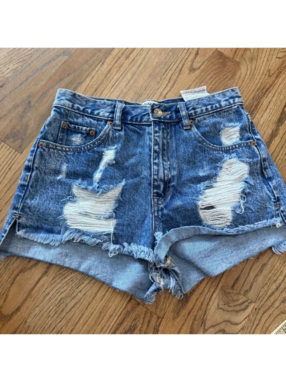Pull&Bear womens Cutoff Denim Jean Shorts SIze 26 US Size 2